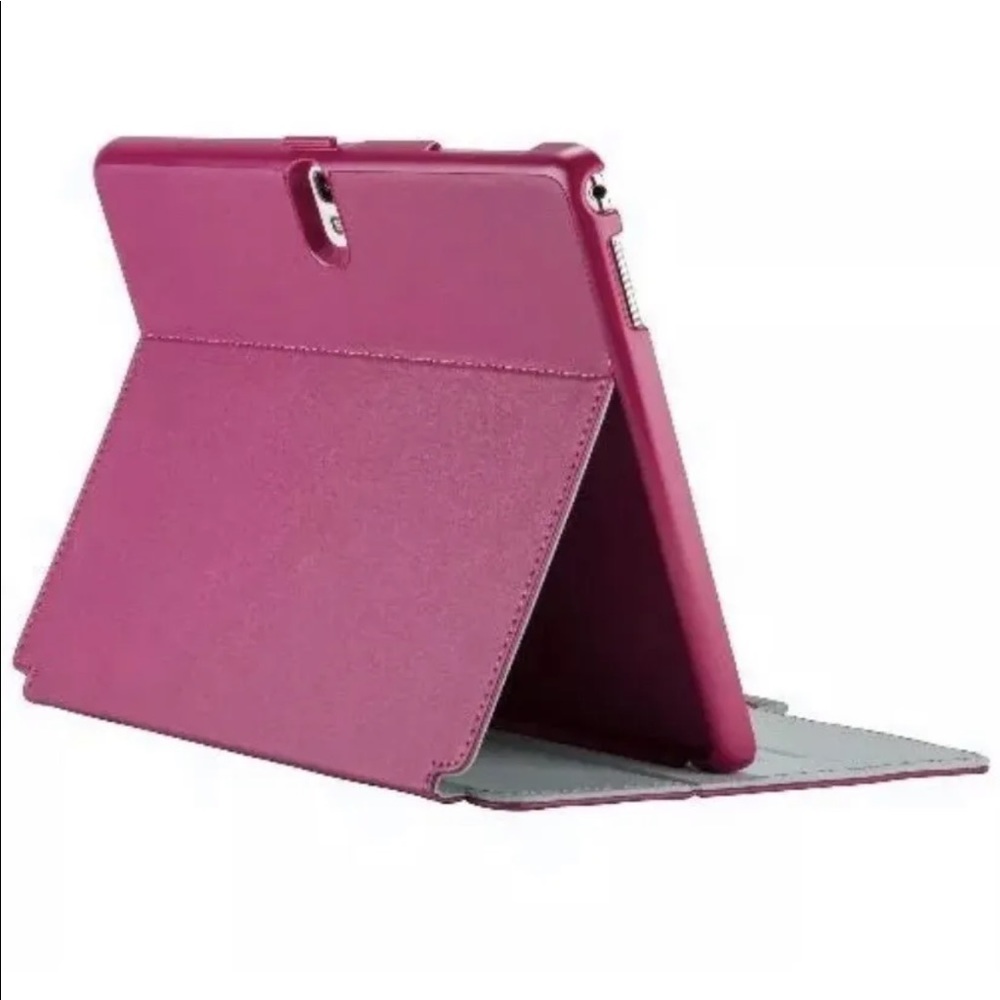 Speck Stylefolio Flex Smart Cover for 9-10.5" Devices - Fuchsia Pink/Nickel Gray
